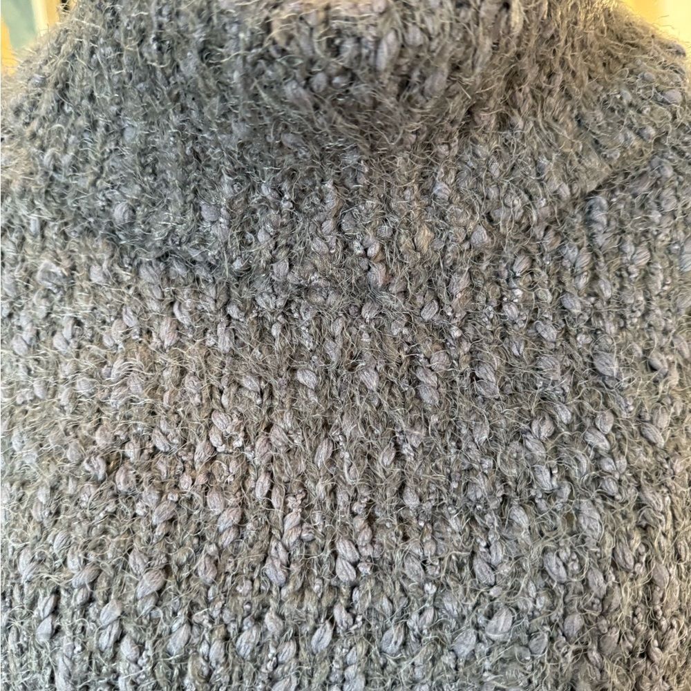 NWT Miracle Heather Gray Cowl Neck Sweater - Picture 5 of 11